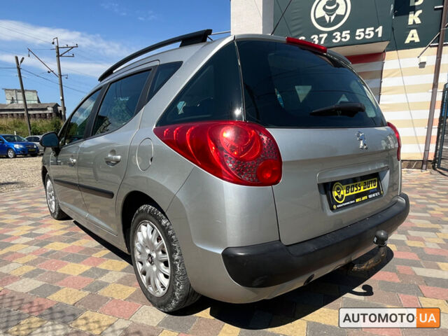 Сірий Пежо 207, об'ємом двигуна 1.4 л та пробігом 480 тис. км за 4400 $, фото 4 на Automoto.ua