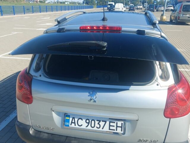 Сірий Пежо 207, об'ємом двигуна 1.4 л та пробігом 232 тис. км за 3800 $, фото 10 на Automoto.ua