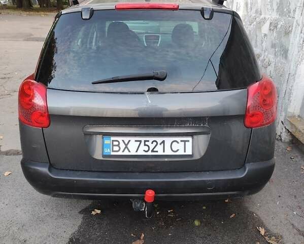 Серый Пежо 207, объемом двигателя 1.6 л и пробегом 191 тыс. км за 5500 $, фото 6 на Automoto.ua