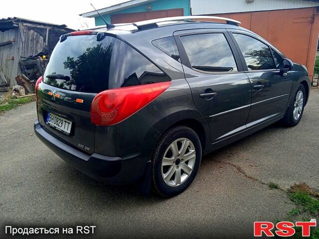 Серый Пежо 207, объемом двигателя 1.6 л и пробегом 198 тыс. км за 5200 $, фото 2 на Automoto.ua