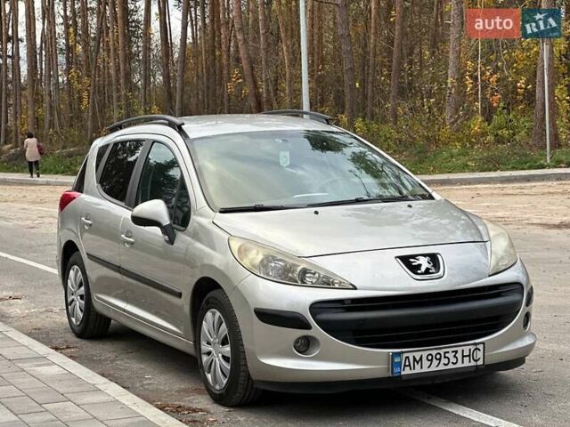 Сірий Пежо 207, об'ємом двигуна 1.4 л та пробігом 225 тис. км за 4450 $, фото 1 на Automoto.ua