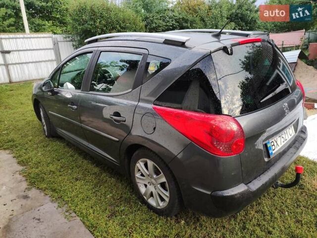 Серый Пежо 207, объемом двигателя 1.6 л и пробегом 191 тыс. км за 5500 $, фото 4 на Automoto.ua