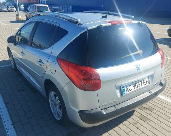 Сірий Пежо 207, об'ємом двигуна 1.4 л та пробігом 232 тис. км за 3800 $, фото 8 на Automoto.ua