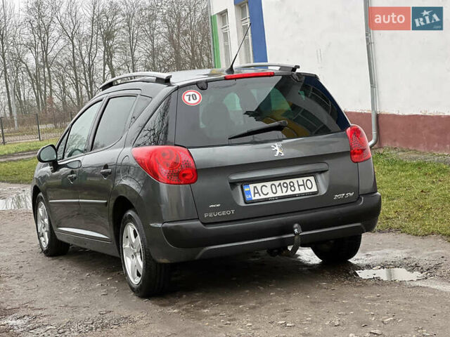 Серый Пежо 207, объемом двигателя 1.4 л и пробегом 126 тыс. км за 4800 $, фото 4 на Automoto.ua