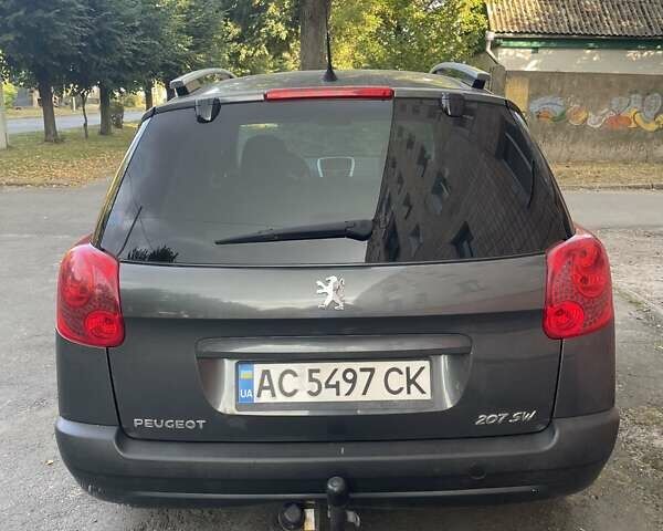 Серый Пежо 207, объемом двигателя 1.4 л и пробегом 174 тыс. км за 4300 $, фото 5 на Automoto.ua