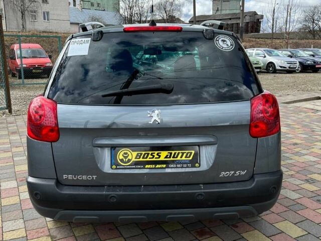 Сірий Пежо 207, об'ємом двигуна 1.6 л та пробігом 224 тис. км за 5500 $, фото 5 на Automoto.ua