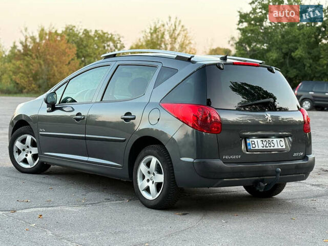 Серый Пежо 207, объемом двигателя 1.4 л и пробегом 180 тыс. км за 5299 $, фото 3 на Automoto.ua