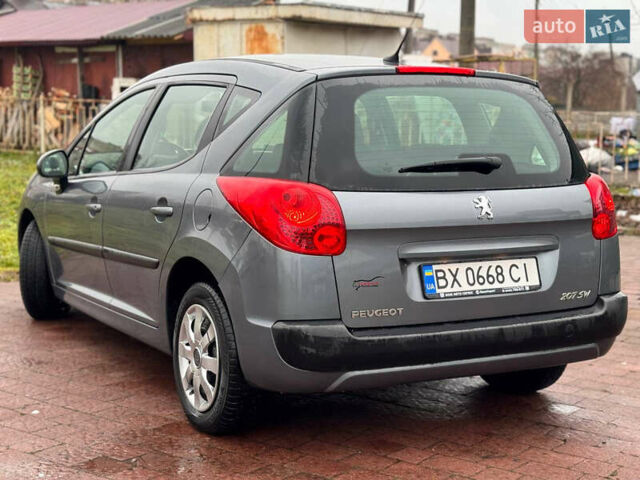 Сірий Пежо 207, об'ємом двигуна 1.56 л та пробігом 220 тис. км за 4750 $, фото 5 на Automoto.ua