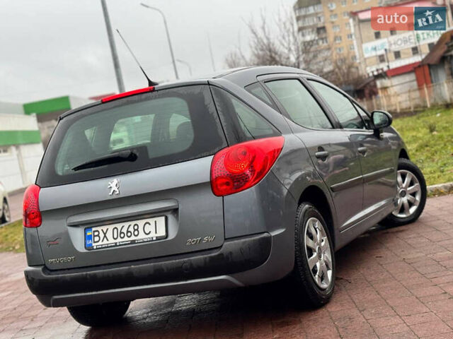 Сірий Пежо 207, об'ємом двигуна 1.56 л та пробігом 220 тис. км за 4750 $, фото 4 на Automoto.ua
