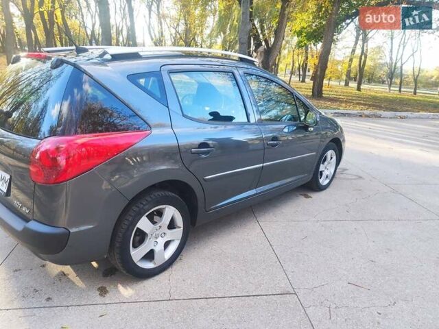 Сірий Пежо 207, об'ємом двигуна 1.6 л та пробігом 158 тис. км за 4500 $, фото 6 на Automoto.ua