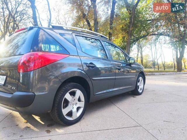 Сірий Пежо 207, об'ємом двигуна 1.6 л та пробігом 158 тис. км за 4500 $, фото 5 на Automoto.ua