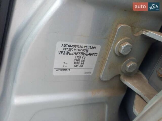 Серый Пежо 207, объемом двигателя 1.6 л и пробегом 200 тыс. км за 4600 $, фото 18 на Automoto.ua