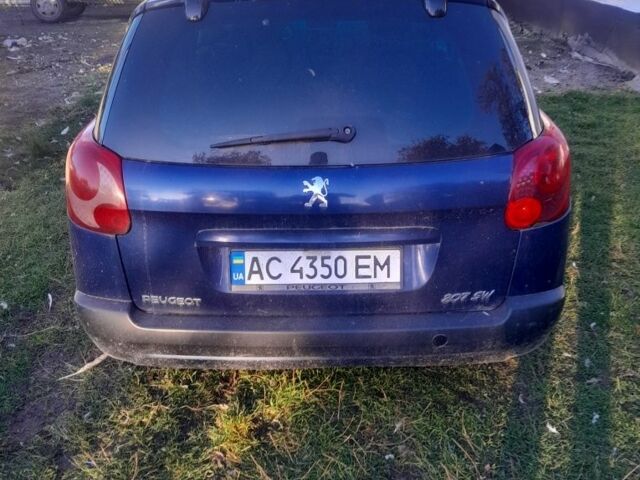 Пежо 207 2007 в Луцке на Automoto.ua Синий Пежо 207, объемом двигателя 0 л и пробегом 250 тыс. км за 1500 $, фото 3 на Automoto.ua