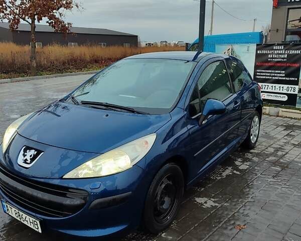 Синий Пежо 207, объемом двигателя 1.36 л и пробегом 166 тыс. км за 4500 $, фото 9 на Automoto.ua