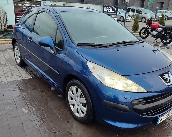 Синий Пежо 207, объемом двигателя 1.36 л и пробегом 166 тыс. км за 4500 $, фото 2 на Automoto.ua