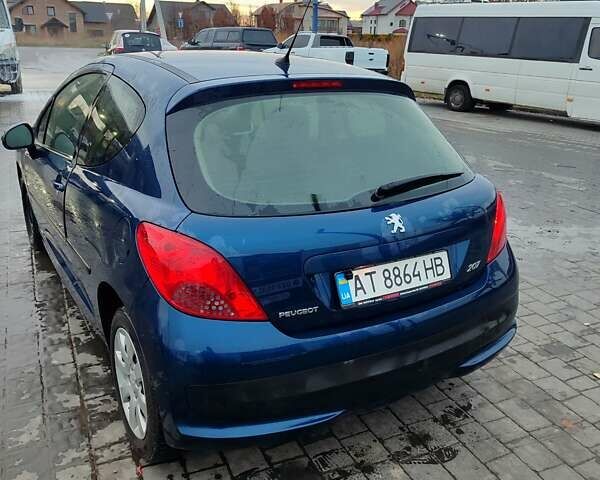Синий Пежо 207, объемом двигателя 1.36 л и пробегом 166 тыс. км за 4500 $, фото 7 на Automoto.ua