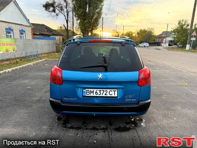 Синій Пежо 207, об'ємом двигуна 1.6 л та пробігом 125 тис. км за 4850 $, фото 5 на Automoto.ua