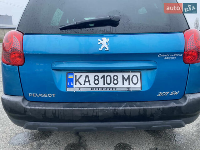 Синий Пежо 207, объемом двигателя 1.6 л и пробегом 104 тыс. км за 5250 $, фото 6 на Automoto.ua