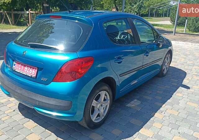 Синий Пежо 207, объемом двигателя 1.4 л и пробегом 238 тыс. км за 5750 $, фото 2 на Automoto.ua