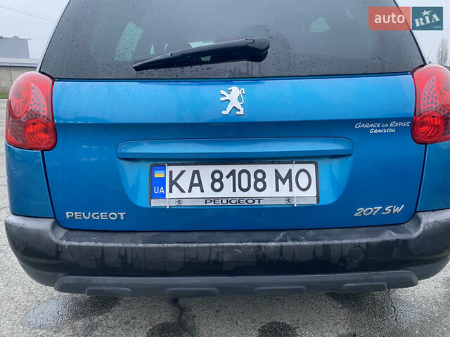 Синий Пежо 207, объемом двигателя 1.6 л и пробегом 104 тыс. км за 5250 $, фото 3 на Automoto.ua