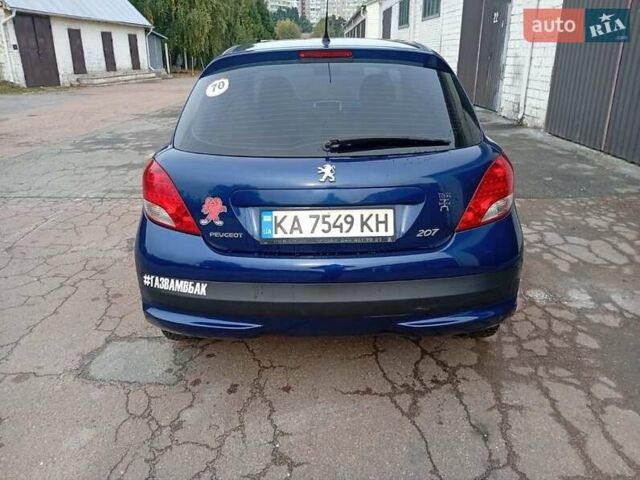 Синий Пежо 207, объемом двигателя 1.4 л и пробегом 147 тыс. км за 5500 $, фото 1 на Automoto.ua