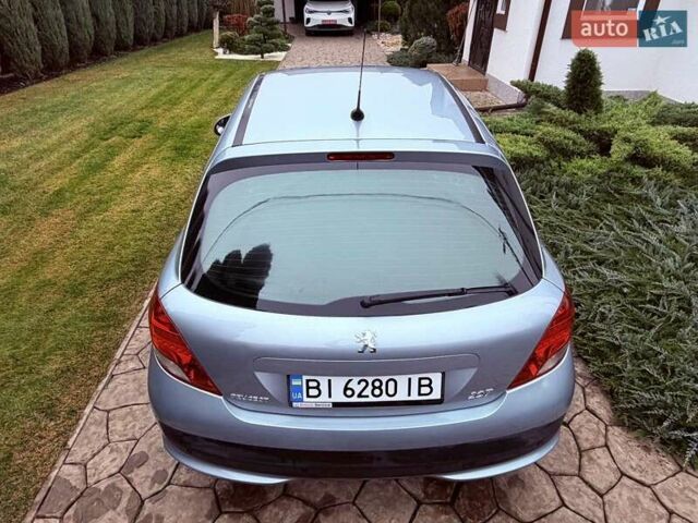 Синий Пежо 207, объемом двигателя 1.6 л и пробегом 115 тыс. км за 6700 $, фото 17 на Automoto.ua