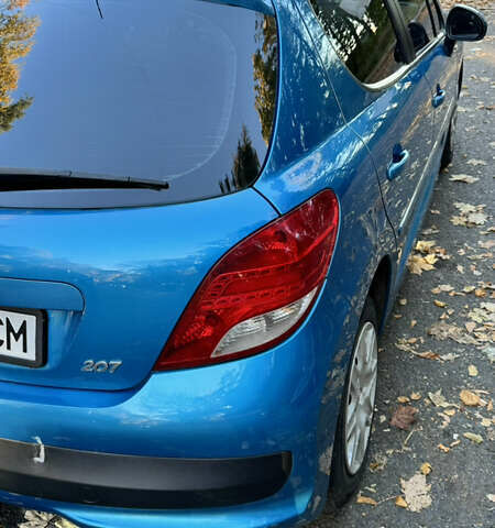 Синий Пежо 207, объемом двигателя 1.36 л и пробегом 153 тыс. км за 5200 $, фото 9 на Automoto.ua