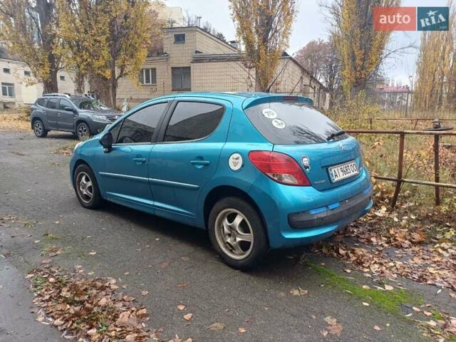 Синий Пежо 207, объемом двигателя 1.36 л и пробегом 193 тыс. км за 4500 $, фото 5 на Automoto.ua
