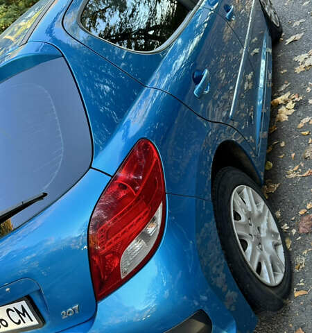 Синий Пежо 207, объемом двигателя 1.36 л и пробегом 153 тыс. км за 5200 $, фото 42 на Automoto.ua