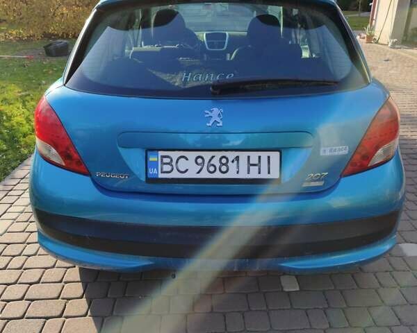 Пежо 207 2011 в Мостисках на Automoto.ua Синий Пежо 207, объемом двигателя 1.56 л и пробегом 208 тыс. км за 5600 $, фото 4 на Automoto.ua