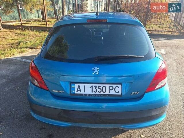 Синий Пежо 207, объемом двигателя 1.4 л и пробегом 260 тыс. км за 4500 $, фото 6 на Automoto.ua
