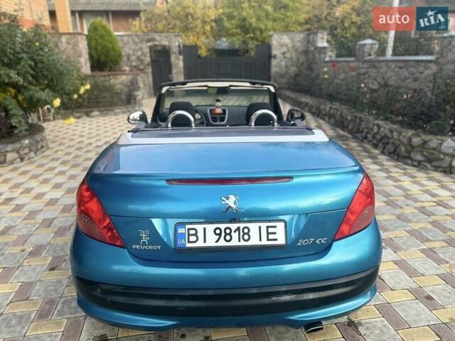 Пежо 207 2007 в Полтаве на Automoto.ua Синий Пежо 207, объемом двигателя 1.6 л и пробегом 200 тыс. км за 5500 $, фото 15 на Automoto.ua