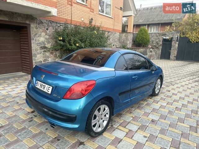 Пежо 207 2007 в Полтаве на Automoto.ua Синий Пежо 207, объемом двигателя 1.6 л и пробегом 200 тыс. км за 5500 $, фото 10 на Automoto.ua