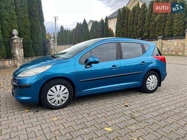 Синий Пежо 207, объемом двигателя 1.56 л и пробегом 195 тыс. км за 4250 $, фото 6 на Automoto.ua