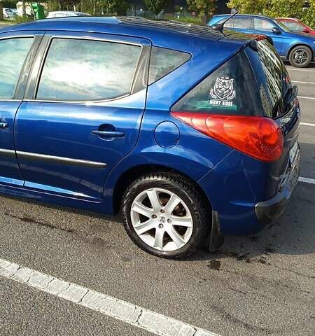 Синий Пежо 207, объемом двигателя 1.6 л и пробегом 290 тыс. км за 5200 $, фото 5 на Automoto.ua