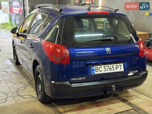 Синий Пежо 207, объемом двигателя 1.4 л и пробегом 250 тыс. км за 2750 $, фото 3 на Automoto.ua