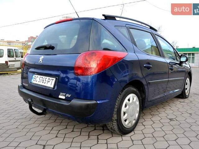 Синий Пежо 207, объемом двигателя 1.4 л и пробегом 250 тыс. км за 3800 $, фото 7 на Automoto.ua