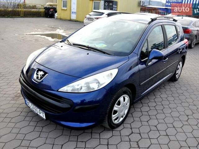 Синий Пежо 207, объемом двигателя 1.4 л и пробегом 250 тыс. км за 3800 $, фото 13 на Automoto.ua