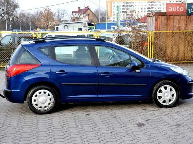 Синий Пежо 207, объемом двигателя 1.4 л и пробегом 250 тыс. км за 3800 $, фото 23 на Automoto.ua