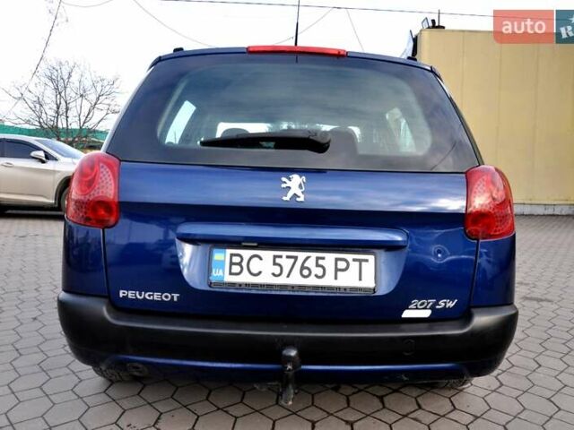 Синий Пежо 207, объемом двигателя 1.4 л и пробегом 250 тыс. км за 3800 $, фото 9 на Automoto.ua