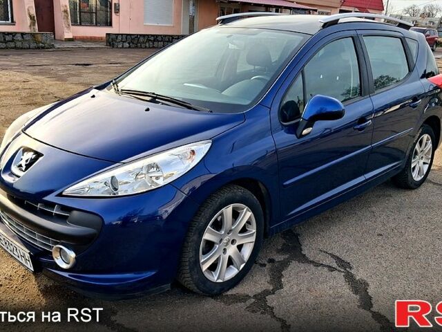 Синий Пежо 207, объемом двигателя 1.6 л и пробегом 96 тыс. км за 7500 $, фото 2 на Automoto.ua