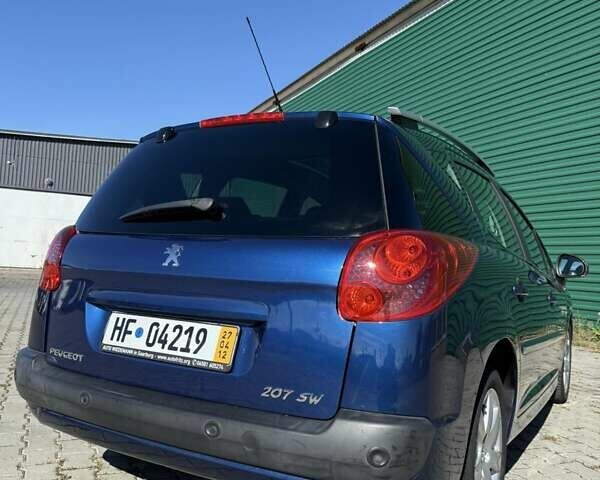 Синий Пежо 207, объемом двигателя 1.6 л и пробегом 97 тыс. км за 7500 $, фото 15 на Automoto.ua