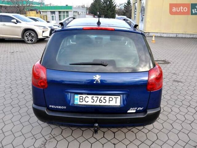 Синий Пежо 207, объемом двигателя 1.4 л и пробегом 250 тыс. км за 3800 $, фото 8 на Automoto.ua