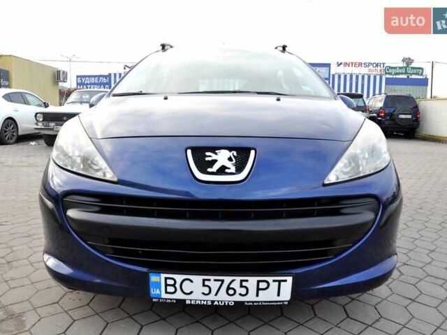 Синий Пежо 207, объемом двигателя 1.4 л и пробегом 250 тыс. км за 3800 $, фото 2 на Automoto.ua