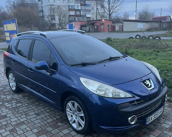 Синий Пежо 207, объемом двигателя 1.56 л и пробегом 192 тыс. км за 5300 $, фото 1 на Automoto.ua