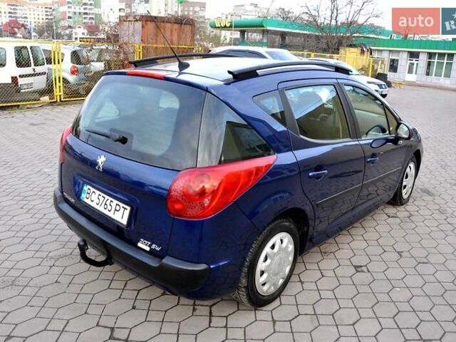 Синий Пежо 207, объемом двигателя 1.4 л и пробегом 250 тыс. км за 3800 $, фото 6 на Automoto.ua