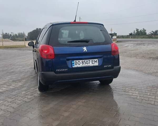 Пежо 207 2009 в Тернополе на Automoto.ua Синий Пежо 207, объемом двигателя 1.4 л и пробегом 230 тыс. км за 4250 $, фото 7 на Automoto.ua