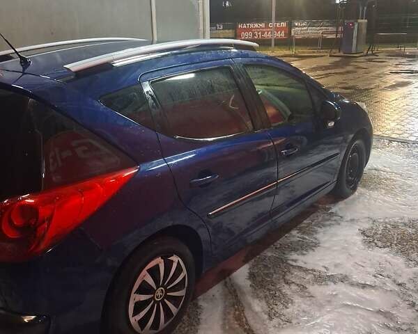 Синий Пежо 207, объемом двигателя 1.36 л и пробегом 190 тыс. км за 4500 $, фото 4 на Automoto.ua
