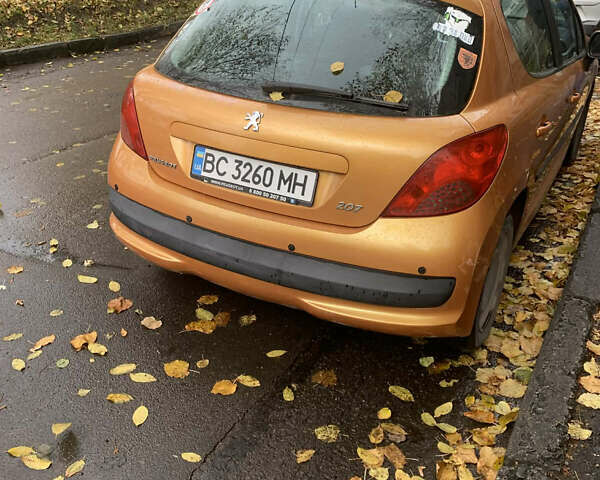 Пежо 207 2008 у Львові на Automoto.ua Помаранчевий Пежо 207, об'ємом двигуна 1.36 л та пробігом 178 тис. км за 5300 $, фото 2 на Automoto.ua