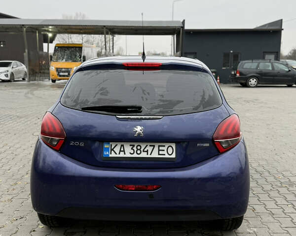 Синій Пежо 208, об'ємом двигуна 1.2 л та пробігом 120 тис. км за 8800 $, фото 4 на Automoto.ua